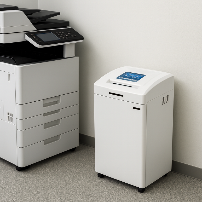 또 한 번 퍼스트전산! 문서세단기 렌탈까지 \'착붙\', 월 25,000원에 대용량 세단 OK...