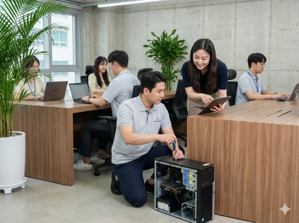 퍼스트전산은 사무기 렌탈과 낭비되는 시간도 케어!