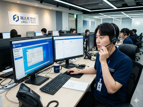 IT 고장에 따른 업무중단 Zero 도전! 퍼스트전산